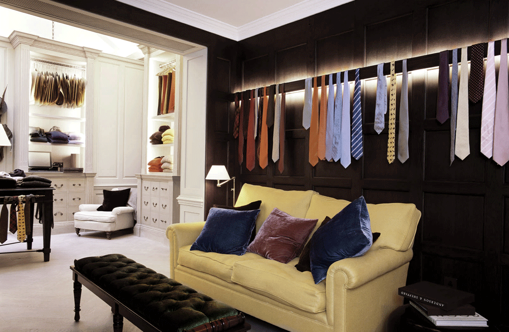 Retail store atelier design interiors luxury Haberdashery Anderson & Sheppard Ltd, London, England UK International