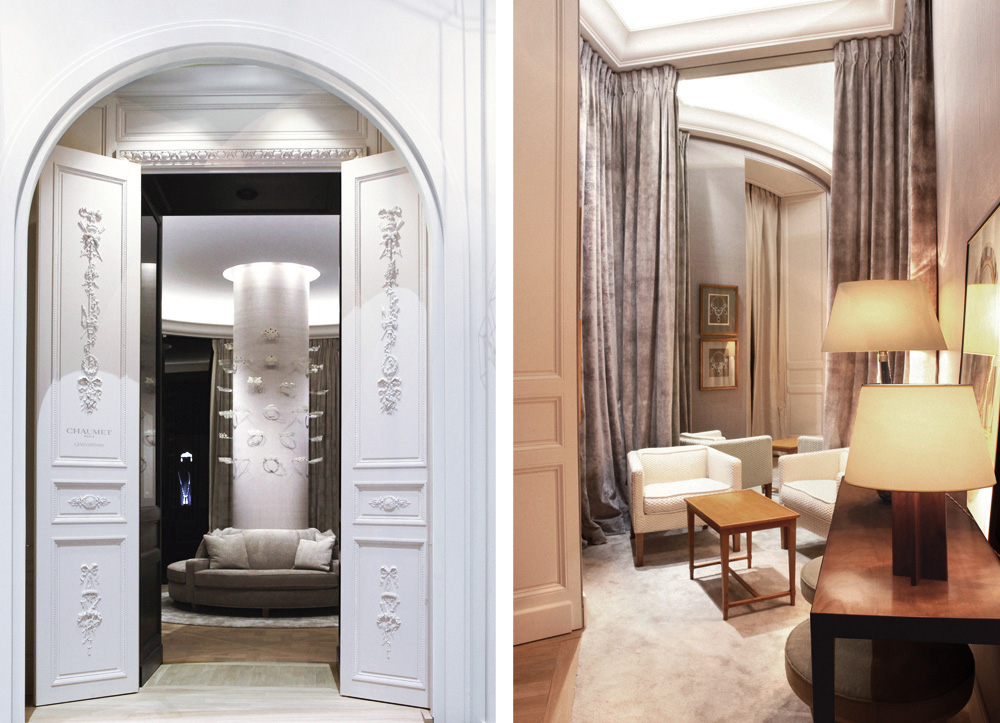 Jewelry House interior design luxury Chaumet, Paris, France International