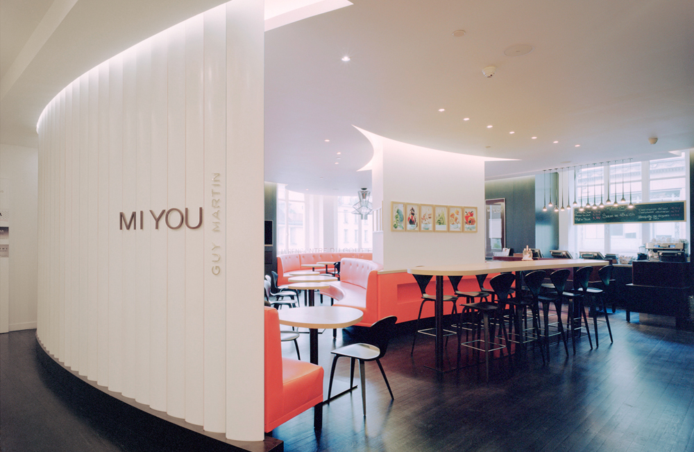 Restaurant Hotel Interiors Luxury Miyou Paris, France International